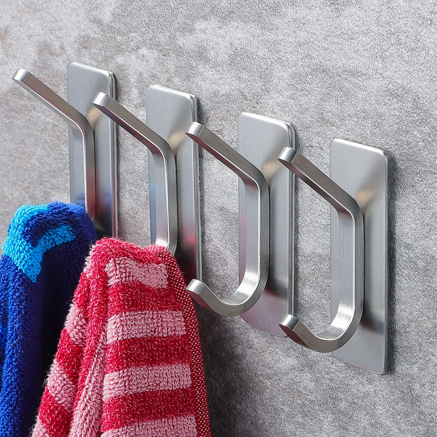 KOFANI Razor Holder for Shower, 4 Pack Stainless Steel Razor