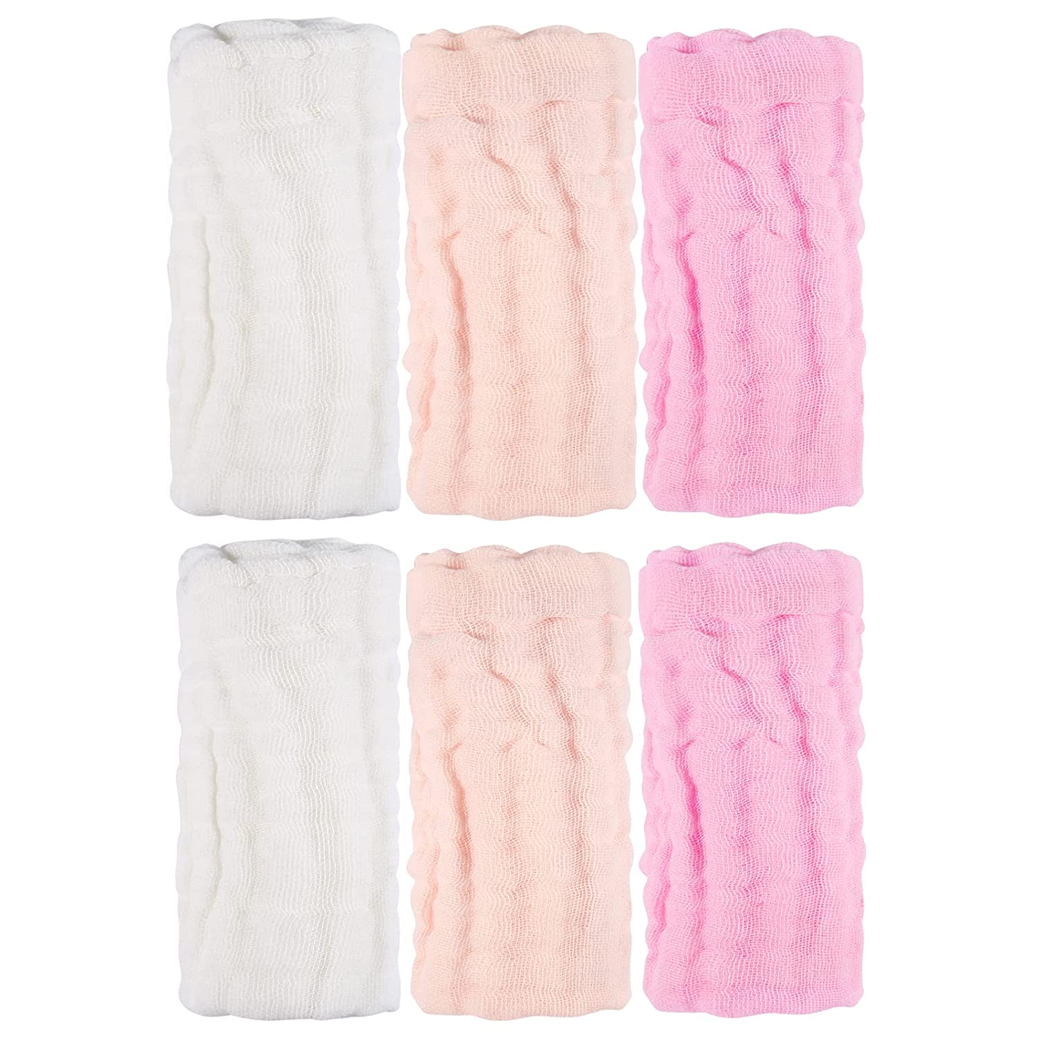 MUKIN Baby Muslin Washcloths Soft Face Cloths for Newborn, Absorbent Bath Face Towels, Baby